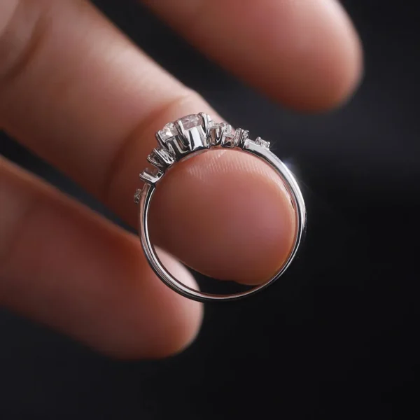 0.88 Carat Designer Diamond Solitaire Ring (3)