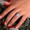 0.97 Carat Custom Design Baguette Diamond Ring
