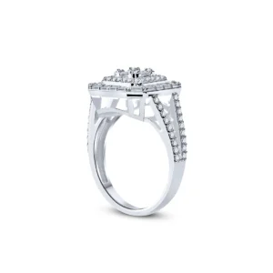 0.97 Carat Custom Design Baguette Diamond Ring