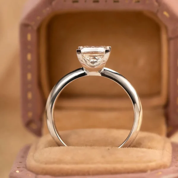 1 Carat Princess-Cut Diamond Solitaire Ring (5)