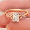 1.15 Carat Emerald-Cut Diamond Solitaire Ring (2)
