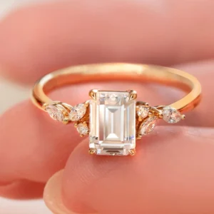 1.15 Carat Emerald-Cut Diamond Solitaire Ring