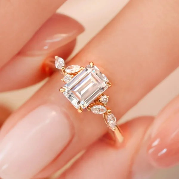 1.15 Carat Emerald-Cut Diamond Solitaire Ring