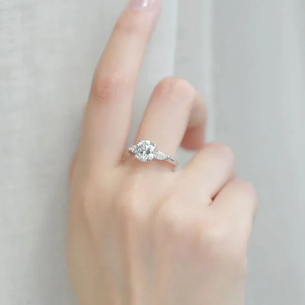 1.30 Carat F Color Diamond Solitaire Ring (4)