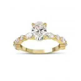 1.45 Carat Oval-Cut Diamond Solitaire Ring