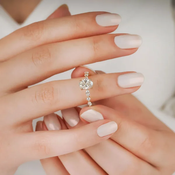 1.45 Carat Oval-Cut Diamond Solitaire Ring