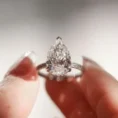 3.25 Carat Pear-Cut Diamond Solitaire Ring