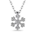 0.25 Carat Diamond Snowflake Necklace (2)