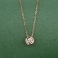 0.25 Carat Diamond Solitaire Necklace