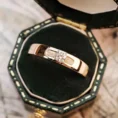 0.30 Carat Diamond Design Couple Wedding Bands (3)