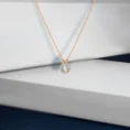 0.30 Carat Pear-Cut Diamond Solitaire Necklace (2)