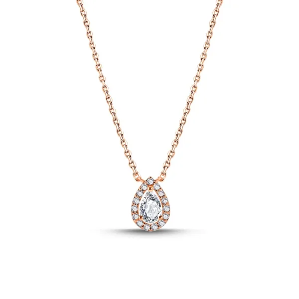 0.30 Carat Pear-Cut Diamond Solitaire Necklace (3)