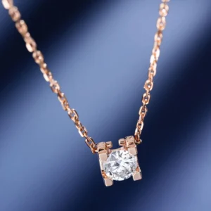 0.50 Carat Solitaire Diamond Necklace