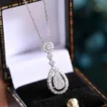 0.60 Carat Baguette Diamond Necklace (2)