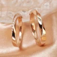 Custom Design Diamond Couple Wedding Band Ring (3)