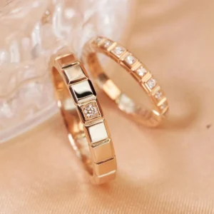 His and Hers Custom Wedding Bands