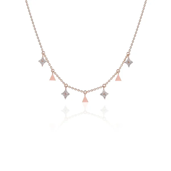 Minimal Design Diamond Necklace (3)