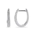 0.20 Carat Diamond Hoop Earrings