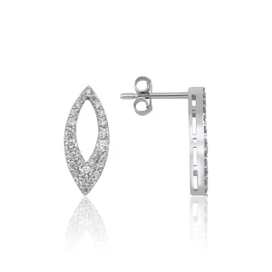 0.70 Carat Diamond Bridal Set Design Earrings