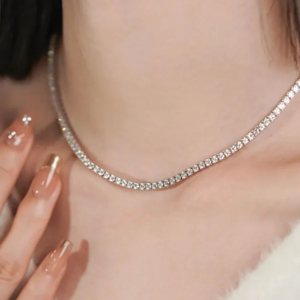 8 Carat Diamond Tennis Necklace